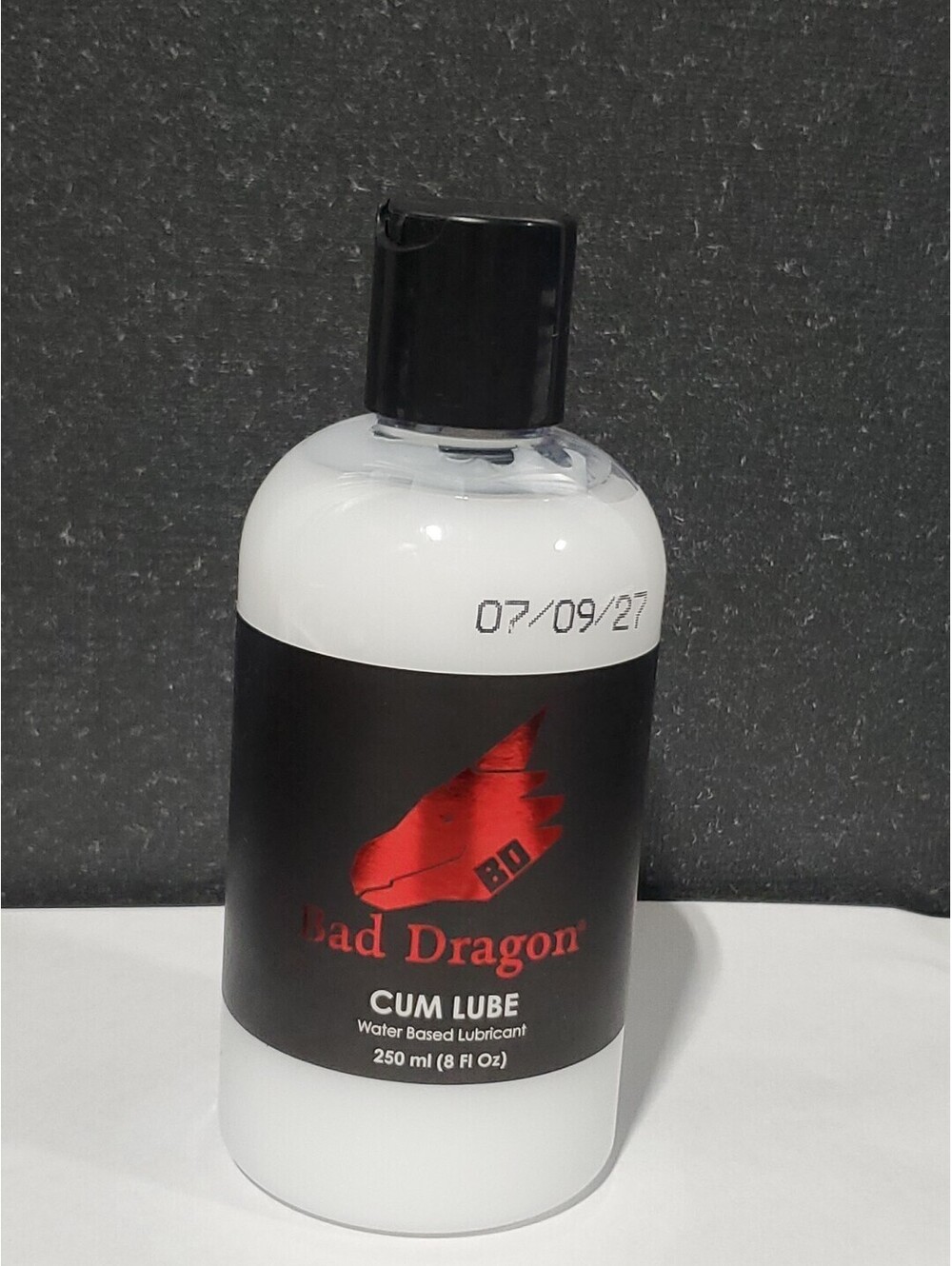 Bad Dragon Cum Lube Water Based Personal Lubricant 8 fl oz Exp.07/27 NEW Sealed
